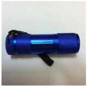 Red Light LED Torch (Blue Body)