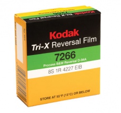 Kodak TRI-X Black & White Reversal Super 8 Film 7266
