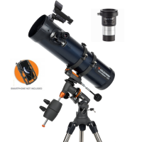 Celestron Astromaster 130EQ Telescope with camera adapter