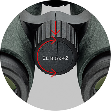 Swarovski EL 10x50 WB Binoculars Lock Functions