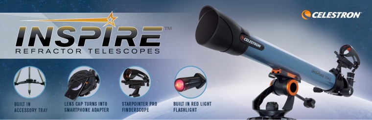 Celestron Inspire Telescopes Banner