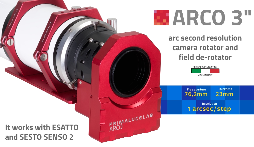 Primaluce Lab ARCO 3" High Precision Camera Rotator and Field De-rotator