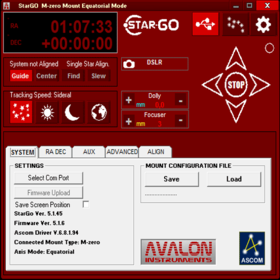 Avalon StarGO Software