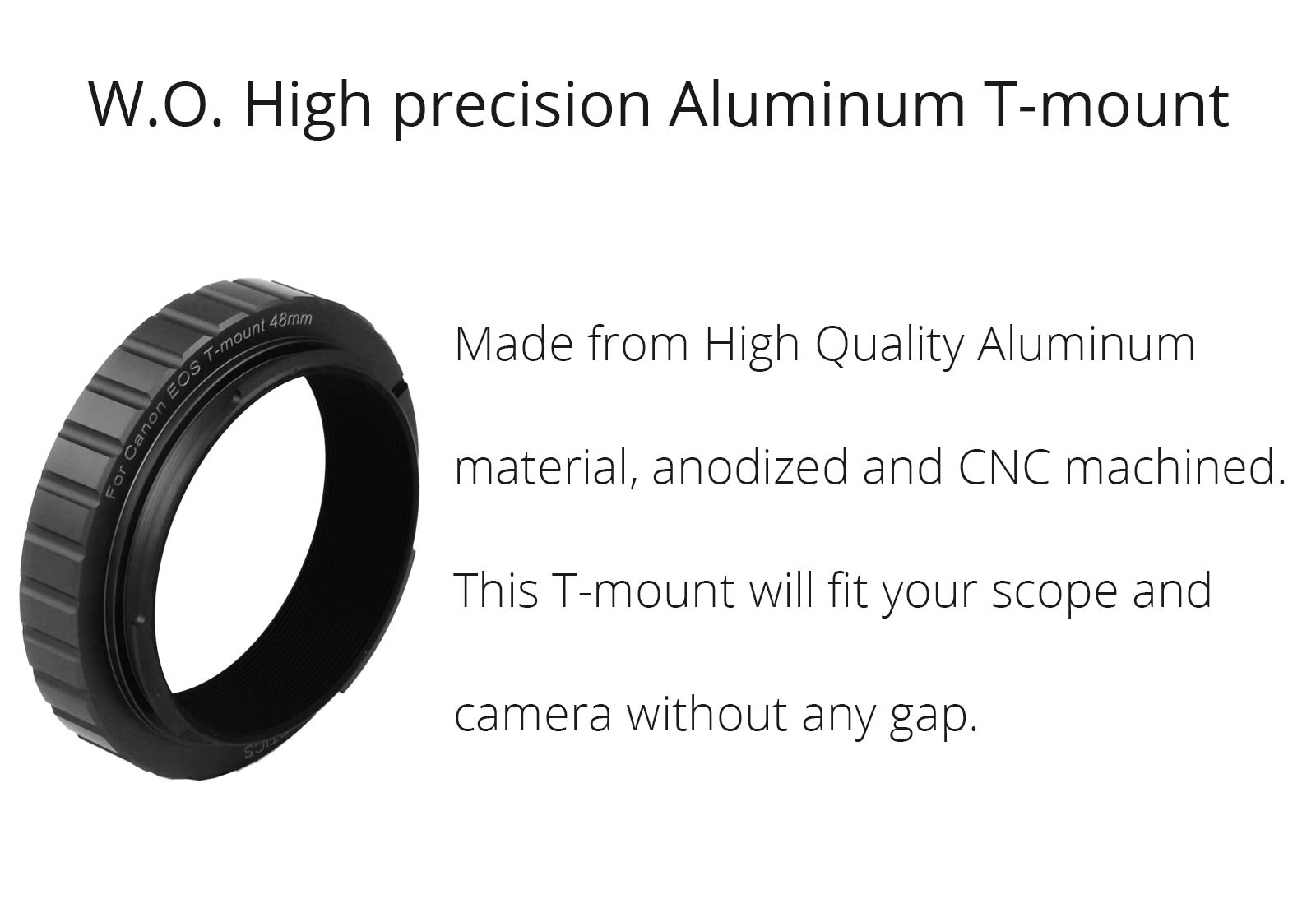 William Optics M48 T-Ring Canon or Nikon - Build Quality