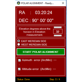 Avalon StarGO Polar Alignment