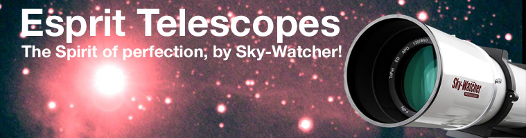 Sky-Watcher Esprit Apochromatic Triplet Refractor Telescopes Banner