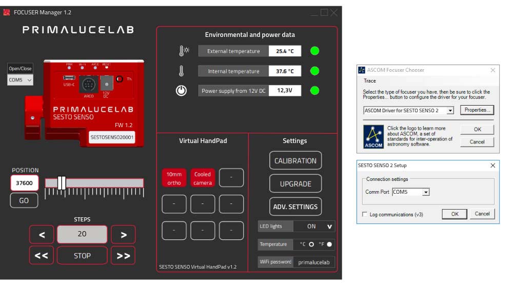 Primaluce Lab Sesto Senso 2 Software