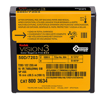 vision 3 50d colour negative