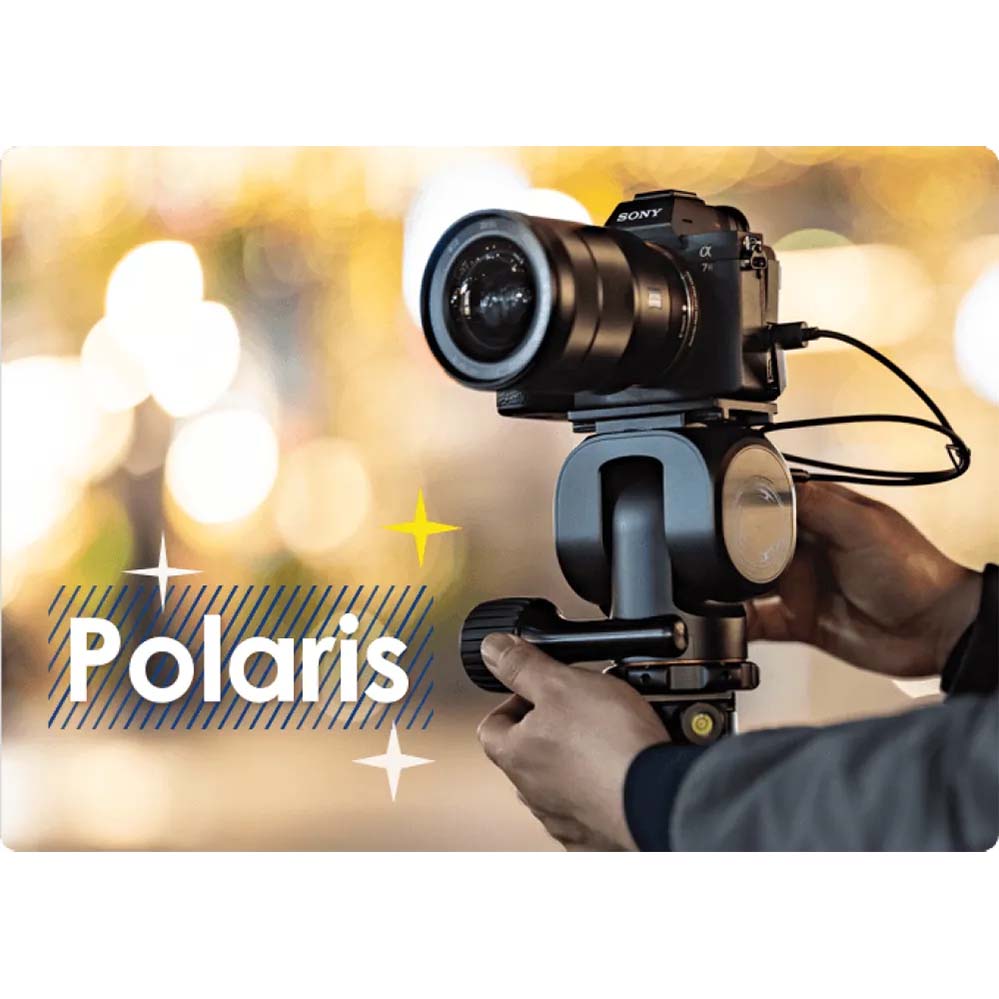 Benro Polaris Electric Tripod Head WiFi Astro Edition Widescreen Centre