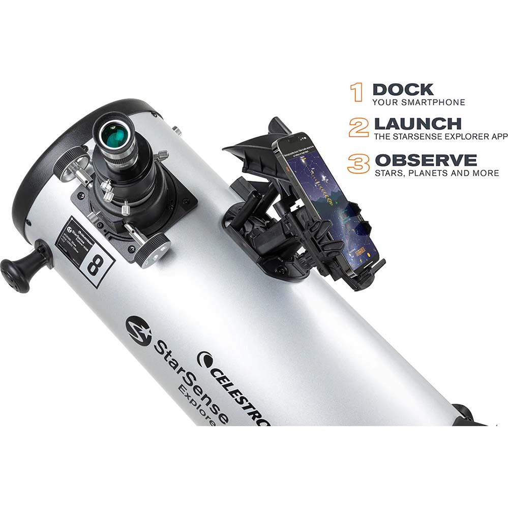 Celestron StarSense Explorer 8" Dobsonian Telescope Widescreen Centre