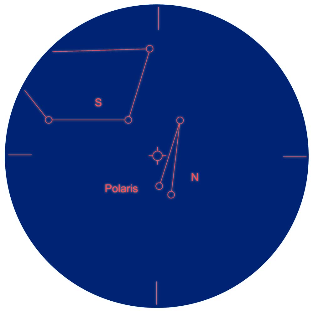 Explore Scientific 8x50 90 degrees PolarFinder + Amici Prism
