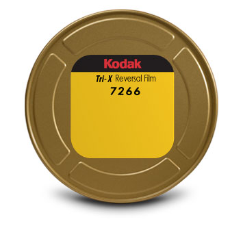 Kodak Vision3 Tri-X Black & White Reversal 16mm 7266 Film