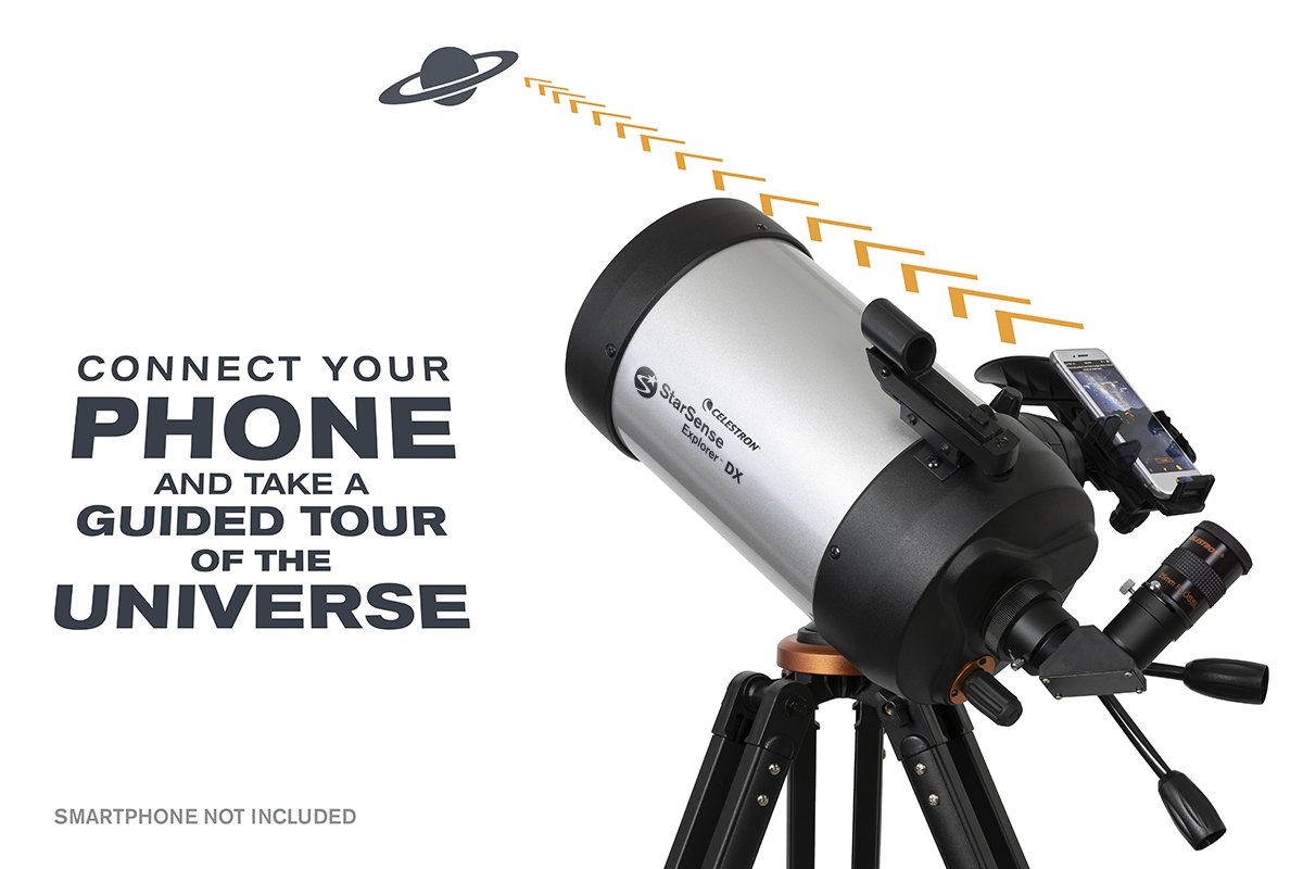 Celestron Starsense Explorer Dx 5 Schmidt Cassegrain Telescope Widescreen Centre