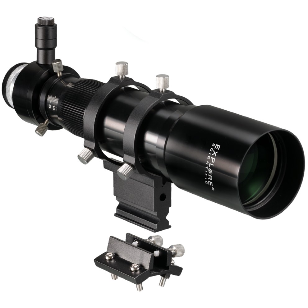 Explore Scientific 10x60 Finder and Guider Scope with Helical Focuser ...