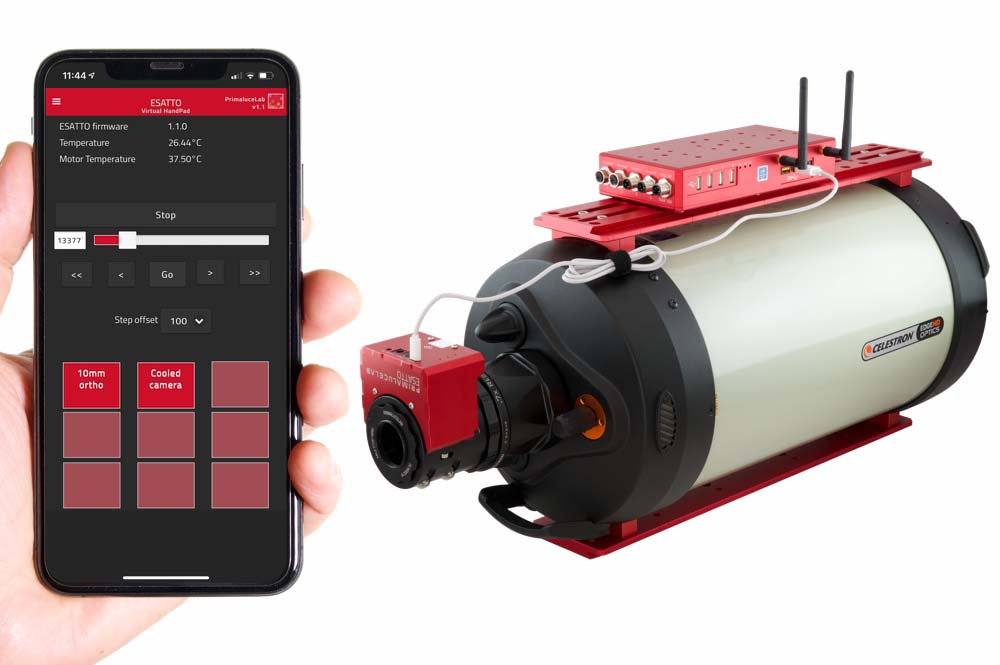 Primaluce Lab ESATTO 2" Robotic Micro Focuser Mobile App