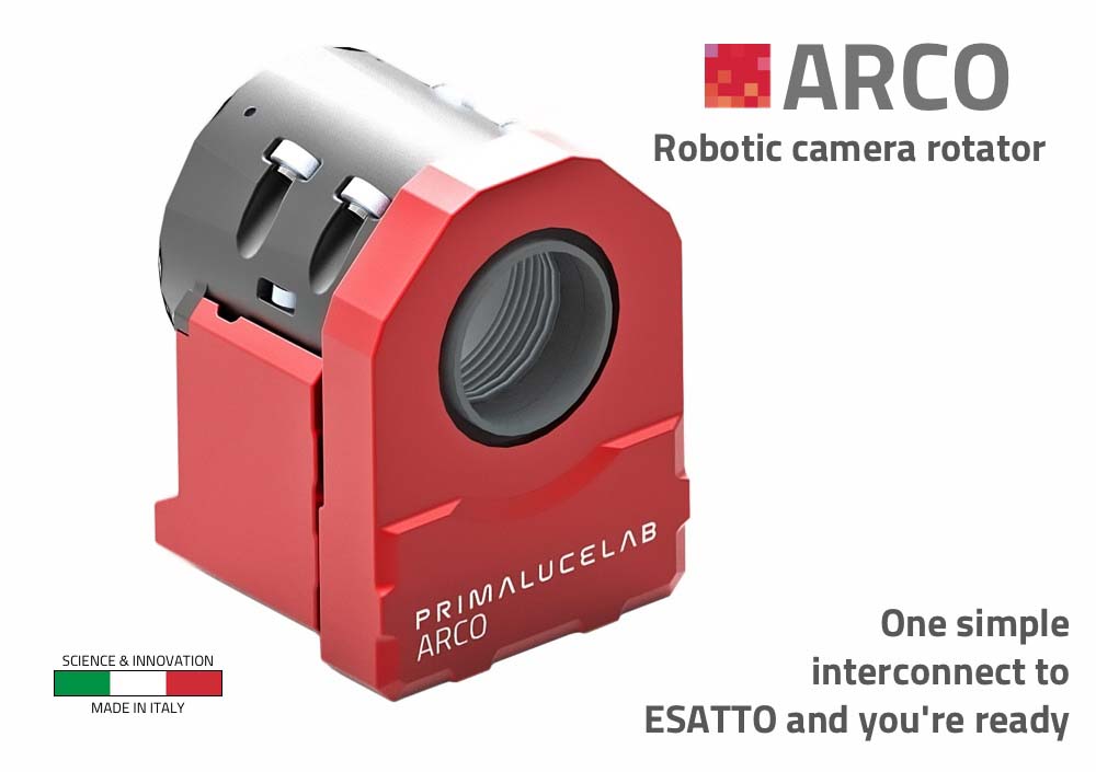 Primaluce Lab ESATTO 2" Robotic Micro Focuser with Arco Rotator