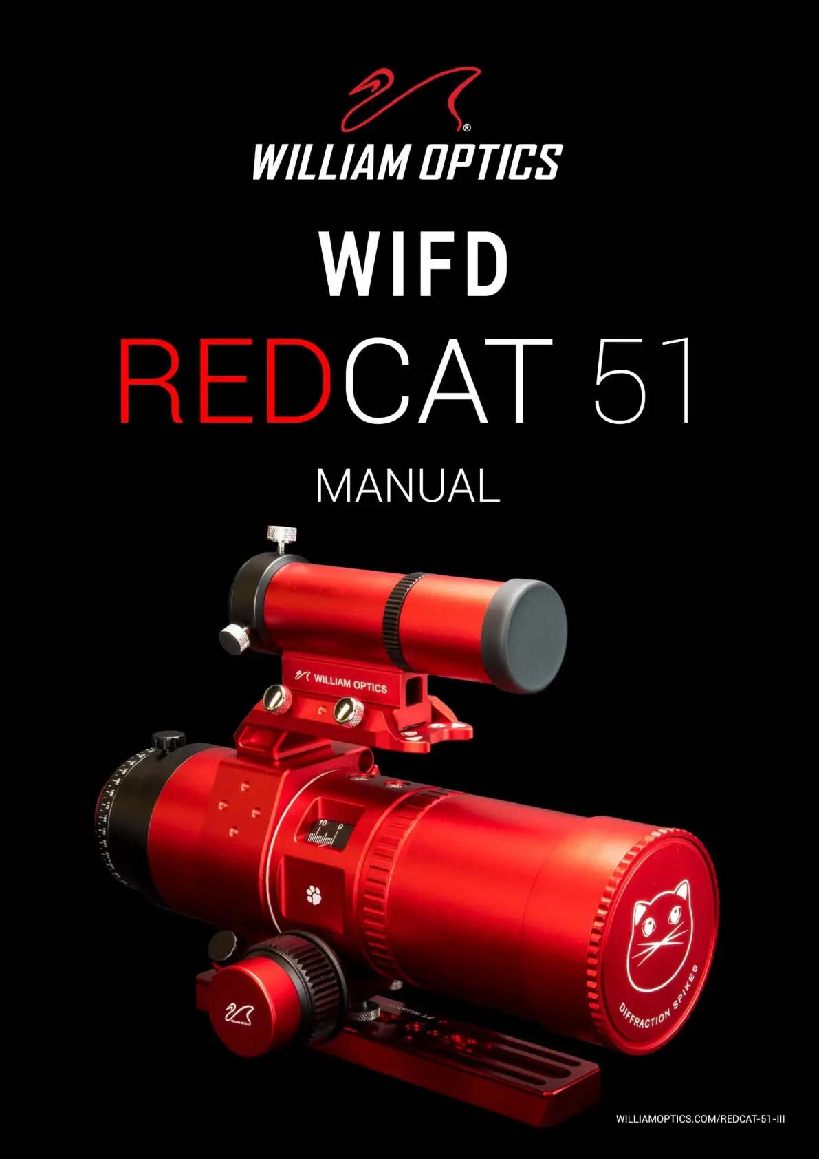 William Optics RedCat 51 III WIFD f/4.9 Petzval Apo Refractor Telescope 