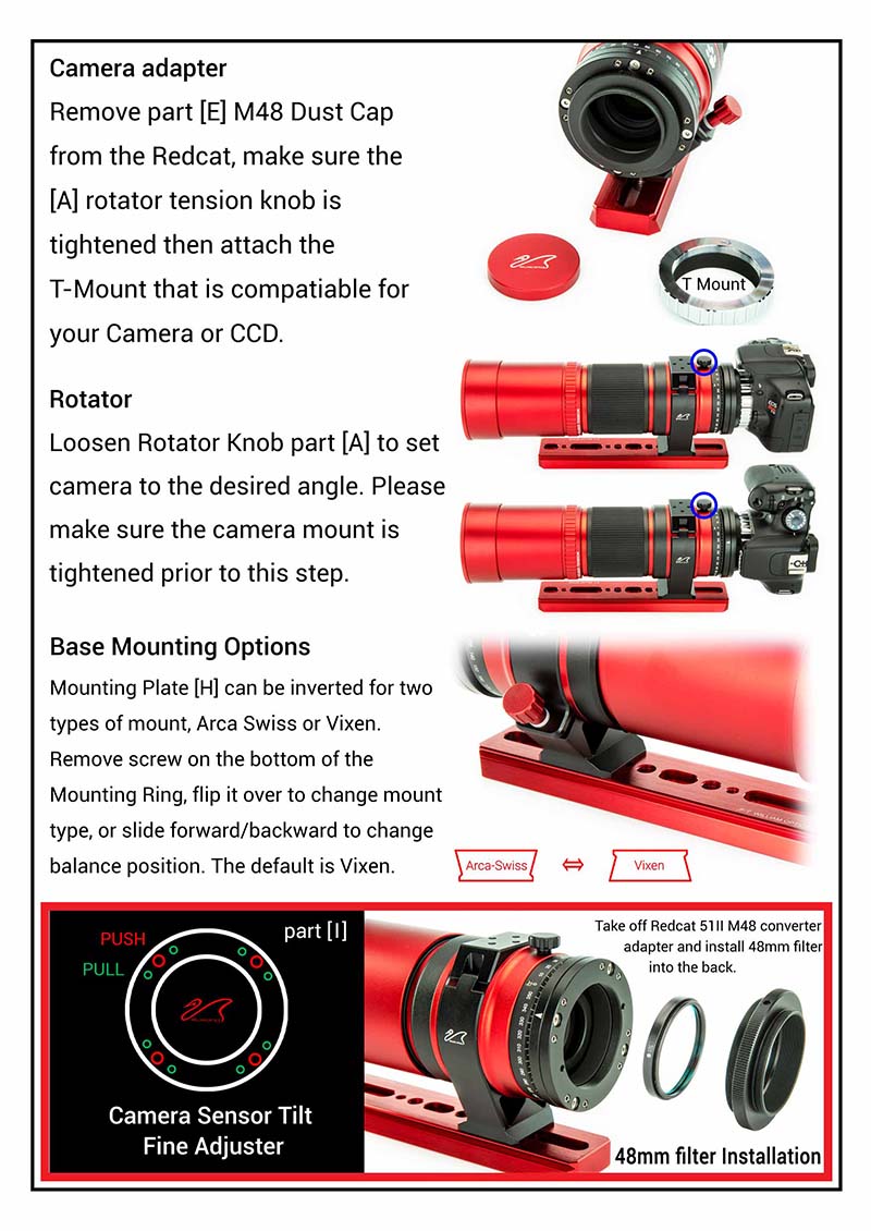 William Optics RedCat 51 v2 Rotator