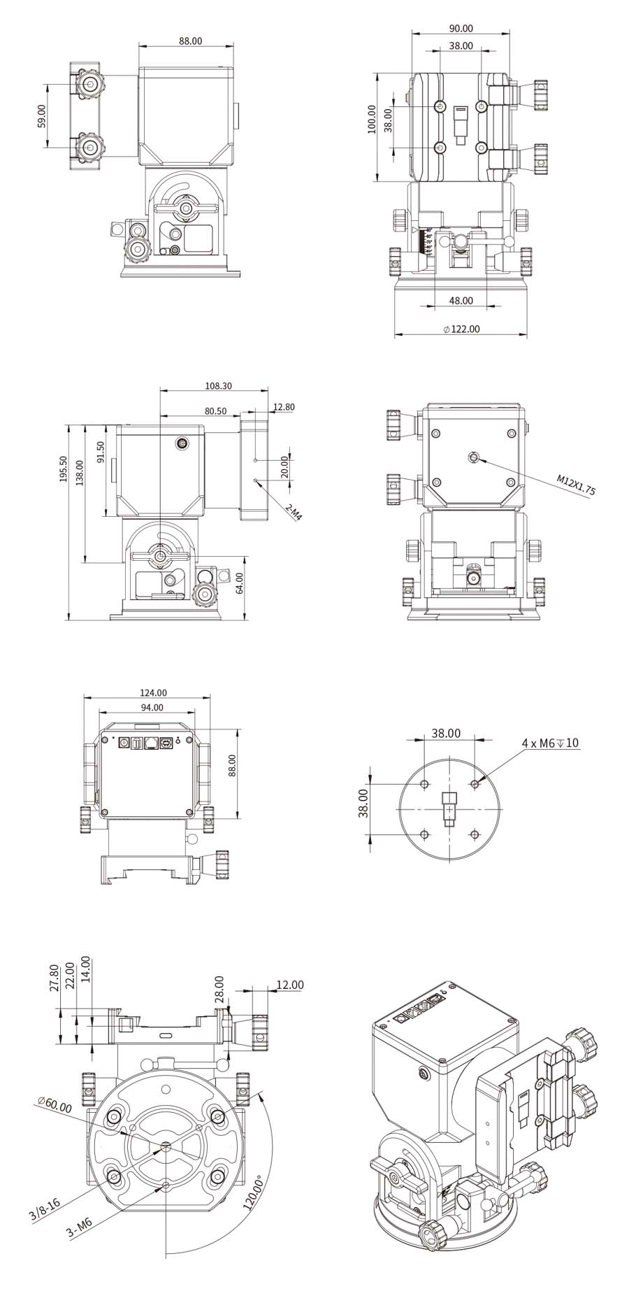 ZWO AM3N Harmonic Equatorial Mount - Widescreen Centre