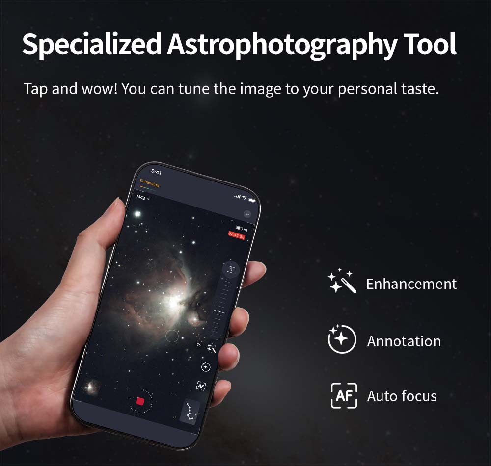 ZWO Seestar-S50 all-in-One Smart Telescope Astrophotography