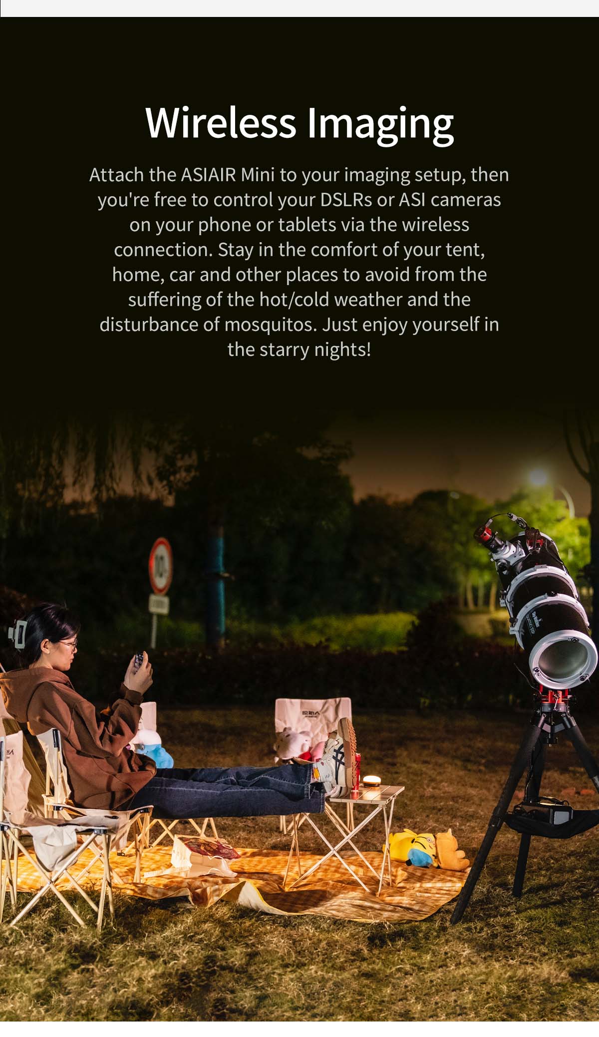 ZWO ASiair Mini Smart WiFi Controller for Astrophotography Wireless