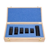Boxed Set OF FIVE - 1.25'' Parfocal Brandon Oculars PLUS THE Parfocal 2.4X DAKIN Barlow (BIRCHWOOD CASE)