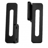 Pegasus Pair of Black Aluminium Dovetail Brackets for PPBADV