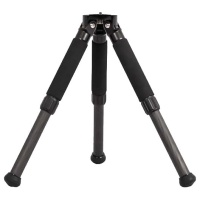 Omegon Treppiede PRO Carbonio 40mm - Altezza Max 190cm, Carico 50kg, Con Borsa - Per Fotocamere, Binocoli E Ottiche Pesanti