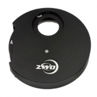 ZWO 5-position Manual Filter Wheel with 1.25'' Eyepiece Holder & Brass Compression Ring