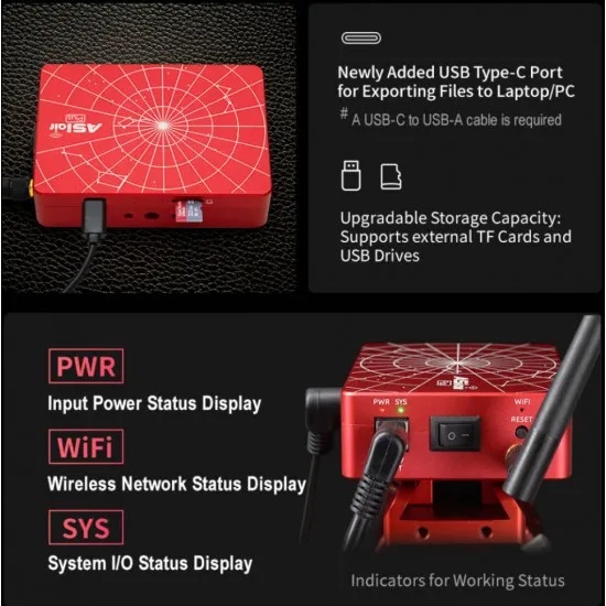 ZWO ASiair Plus 32GB - Smart WiFi Controller for Astrophotography