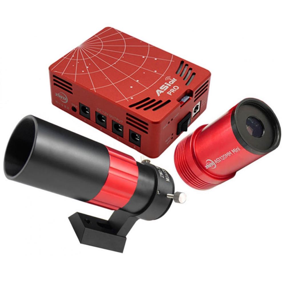 ZWO ASiair Plus Smart WiFi Controller for Astrophotography, ASI120Mini and 30F4 Mini Guidescope Bundle