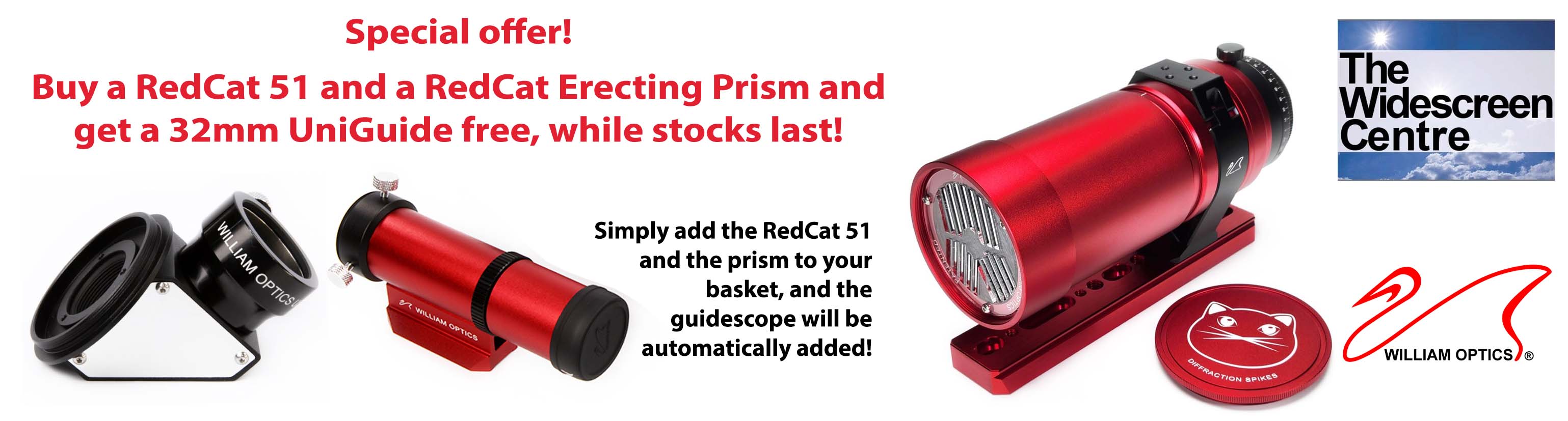 William Optics Redcat Uniguide Offer