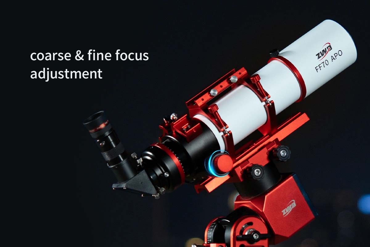 ZWO FF90 90mm f/6.8 APO Quadruplet Refractor Telescope